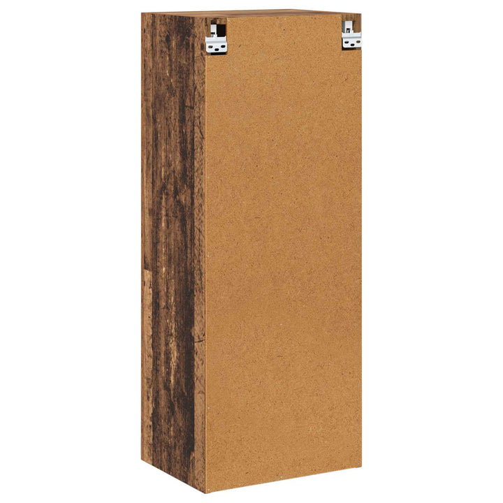 TV vægskab Gammelt træ 40,5 x 30 x 102 cm Konstrueret træ