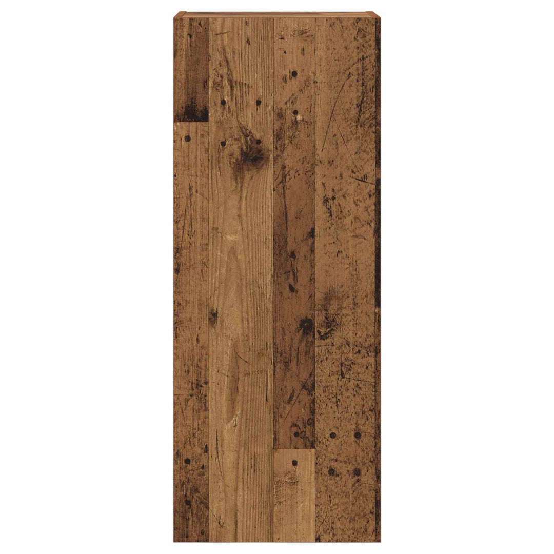 TV vægskab Gammelt træ 40,5 x 30 x 102 cm Konstrueret træ
