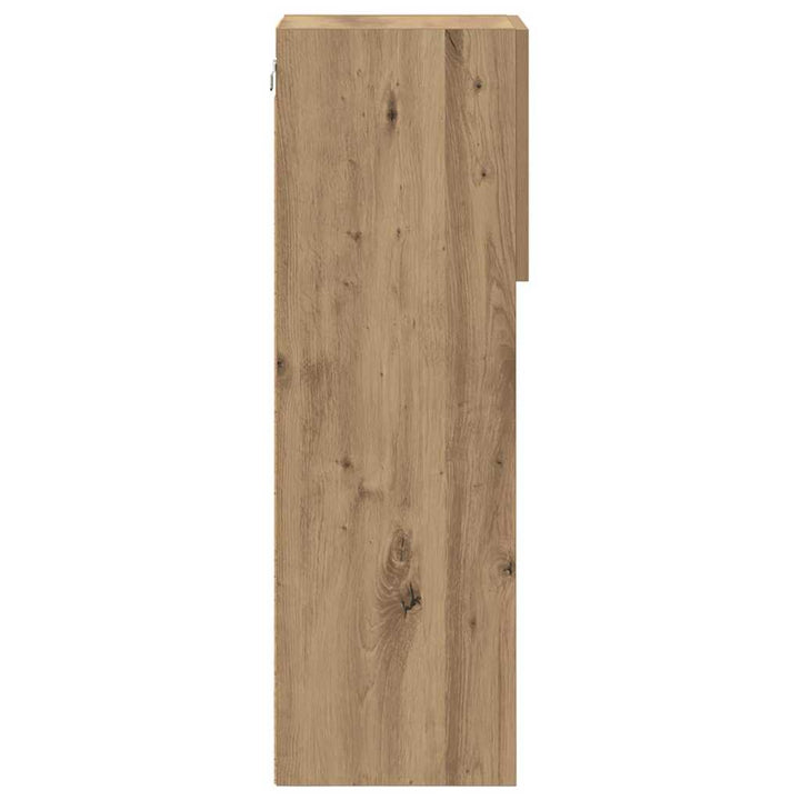 Væghængt TV Skab 30,5 x 30 x 90 cm Artisan Egetræ