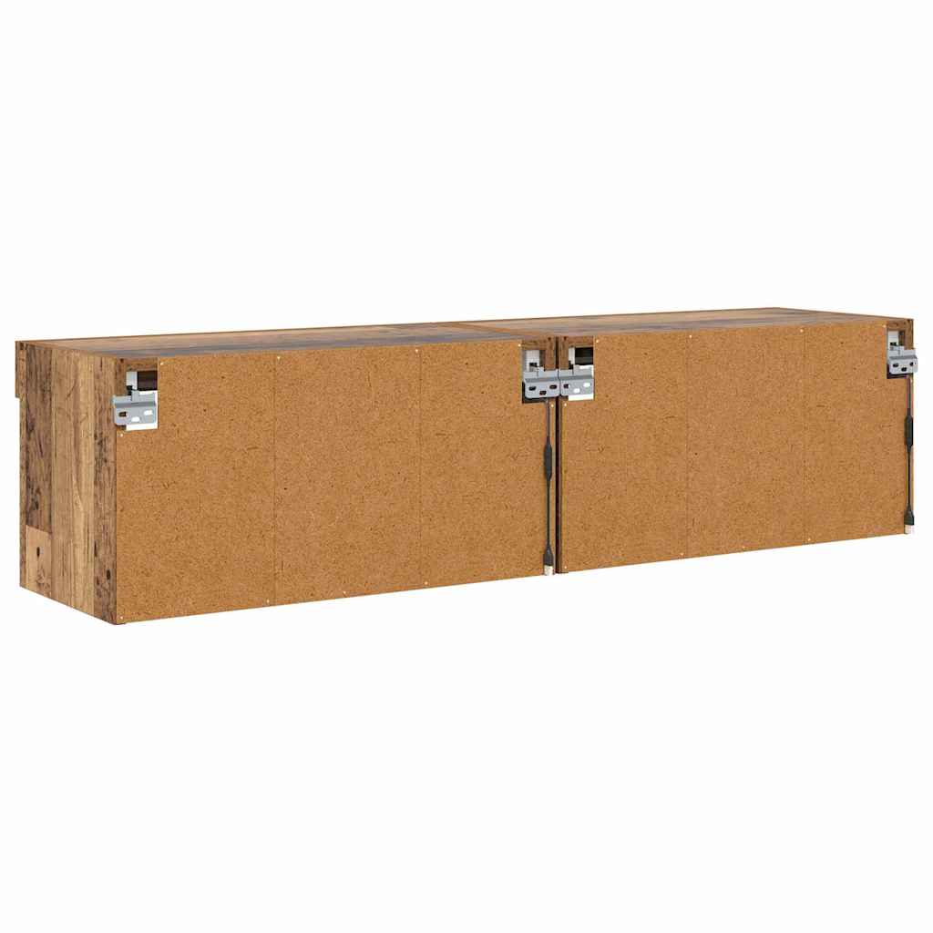 TV-møbelsæt 2 pcs Gammelt træ 60 x 30 x 30 cm Konstrueret træ