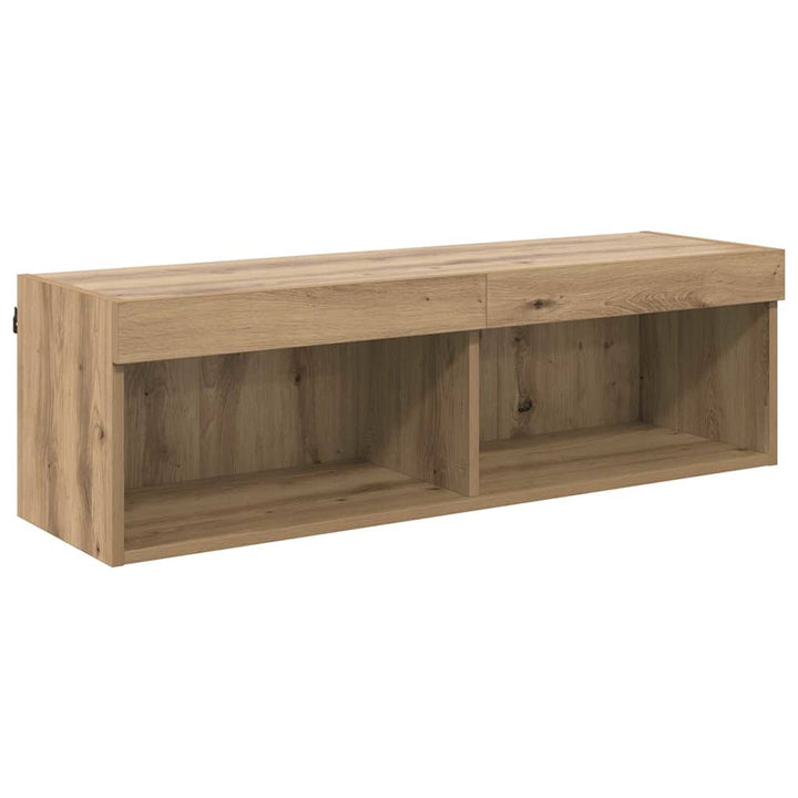 TV vægskab Artisan Egetræ 100 x 30 x 30 cm Konstrueret træ
