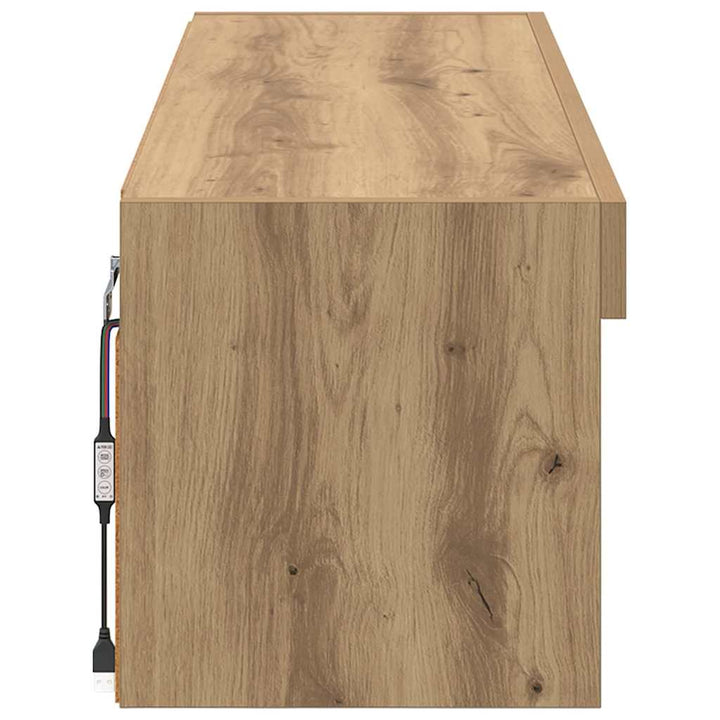 TV vægskab 100 x 30 x 30 cm Artisan Egetræ Konstrueret træ