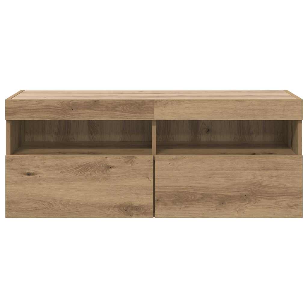 TV vægskab Artisan Egetræ 100 x 30 x 40 cm Konstrueret træ