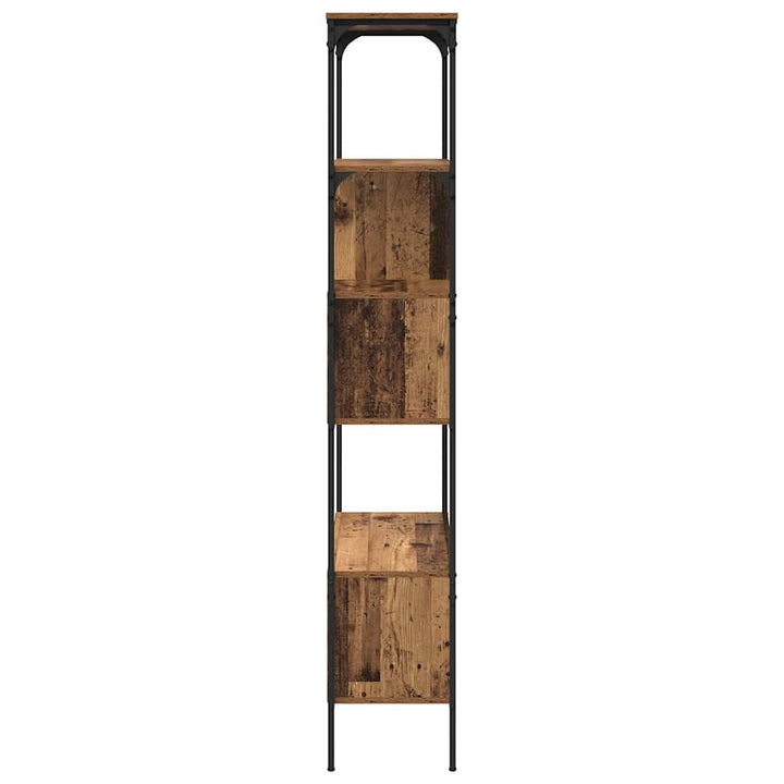 Bogreol Gammelt træ 76 x 33 x 188,5 cm Konstrueret træ