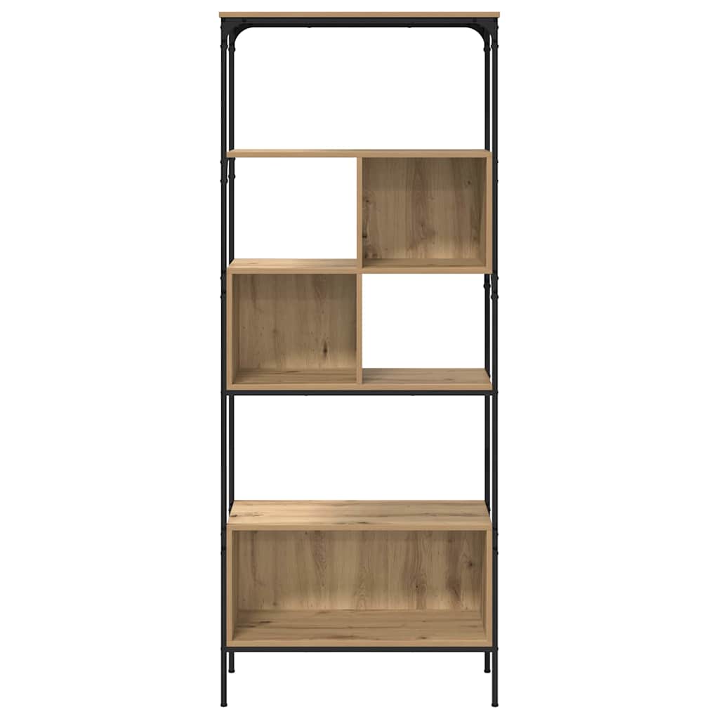 Bogreol Artisan Egetræ 76 x 33 x 188,5 cm Konstrueret træ
