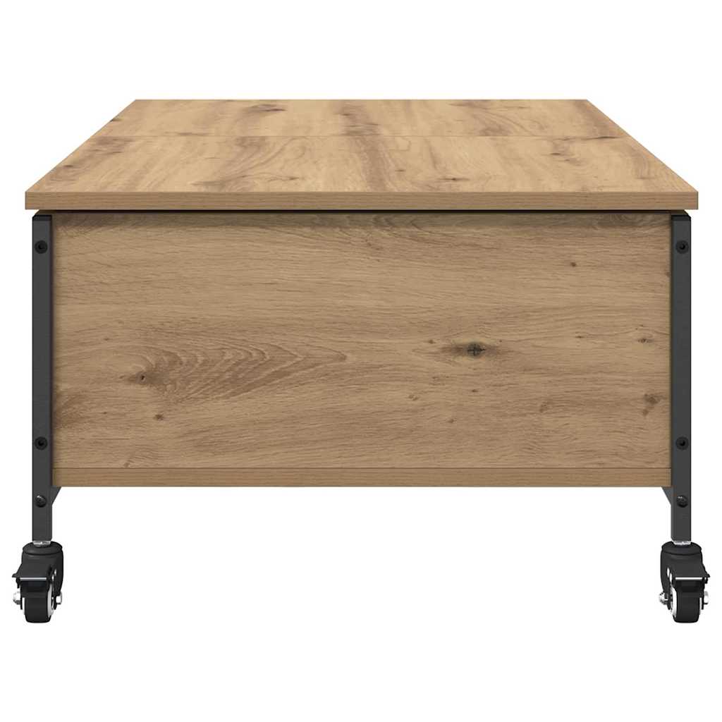 Sofabord Artisan Egetræ 91 x 55 x 32 cm Konstrueret træ