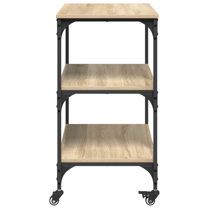 Køkkenvogn Sonoma eg 60 x 41 x 76 cm Konstrueret træ