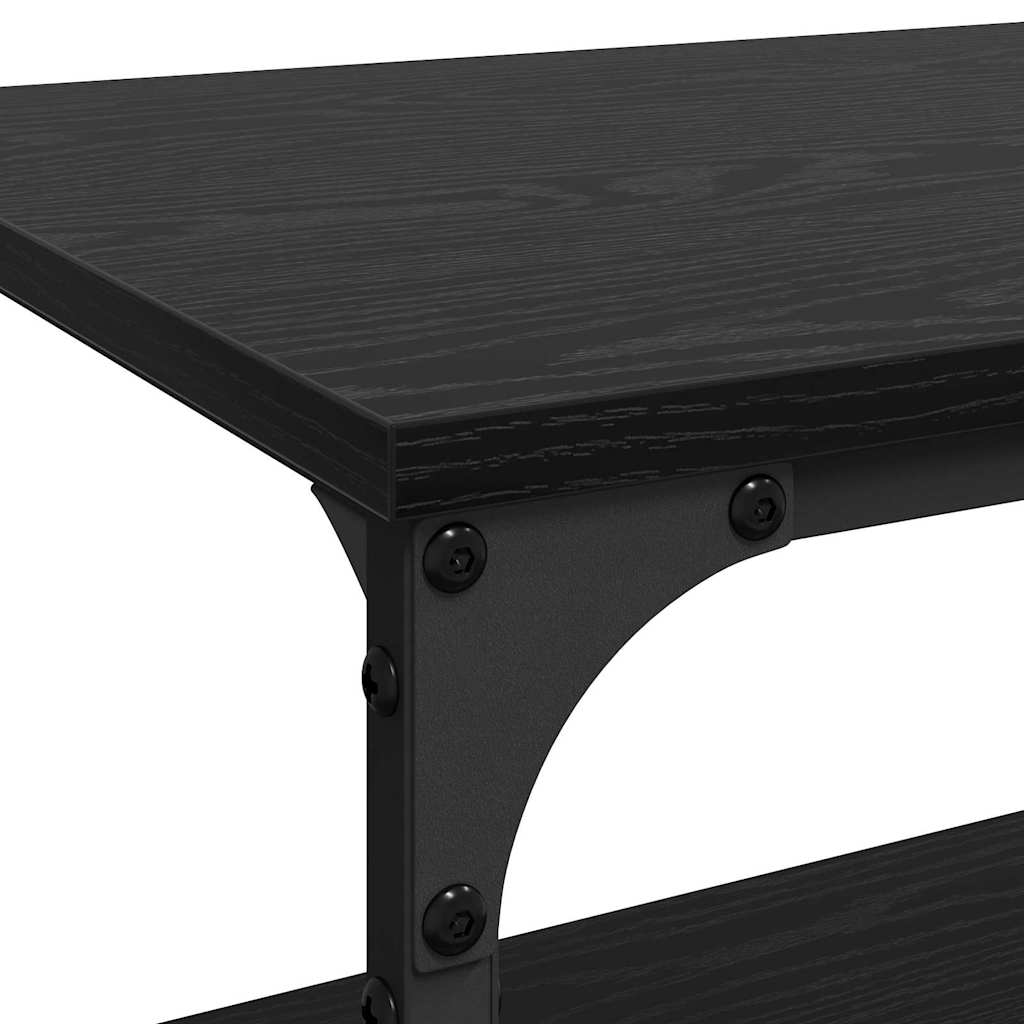 Køkkenvogn Sort eg 60 x 41 x 76 cm Konstrueret træ