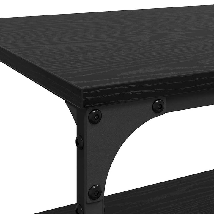 Køkkenvogn Sort eg 60 x 41 x 76 cm Konstrueret træ