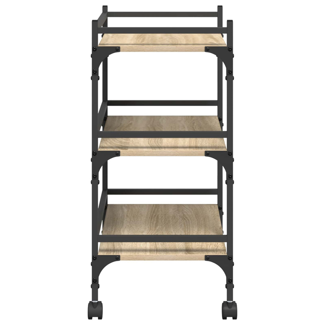 Køkkenvogn Sonoma eg 50 x 35 x 75,5 cm Konstrueret træ