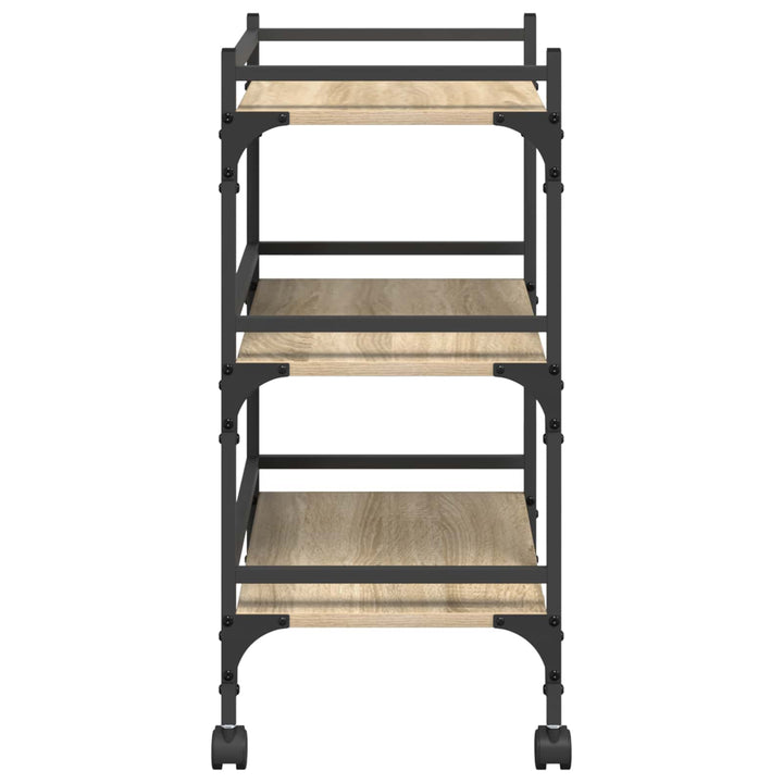 Køkkenvogn Sonoma eg 50 x 35 x 75,5 cm Konstrueret træ