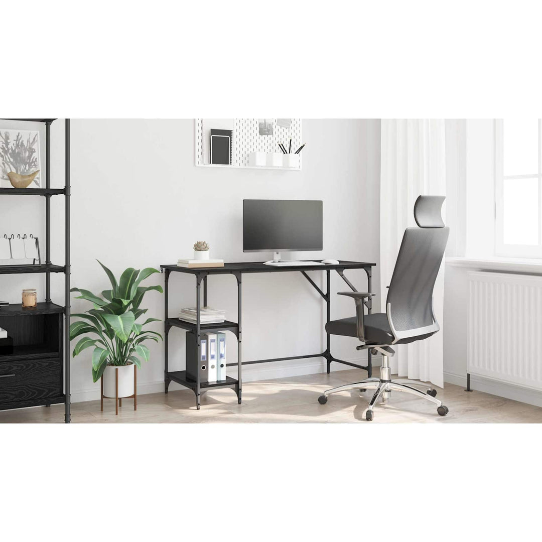 Bord Sort eg 120 x 50 x 75 cm Konstrueret træ