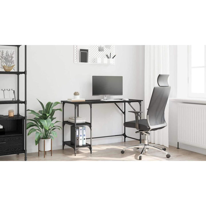 Bord Sort eg 120 x 50 x 75 cm Konstrueret træ
