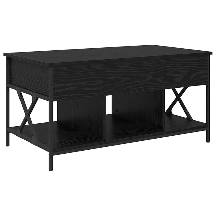Sofabord Sort eg 100 x 55 x 48.5 cm Konstrueret træ