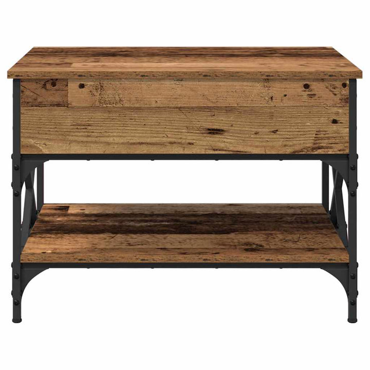 Sofabord Gammelt træ 70x50x50cm Konstrueret træ