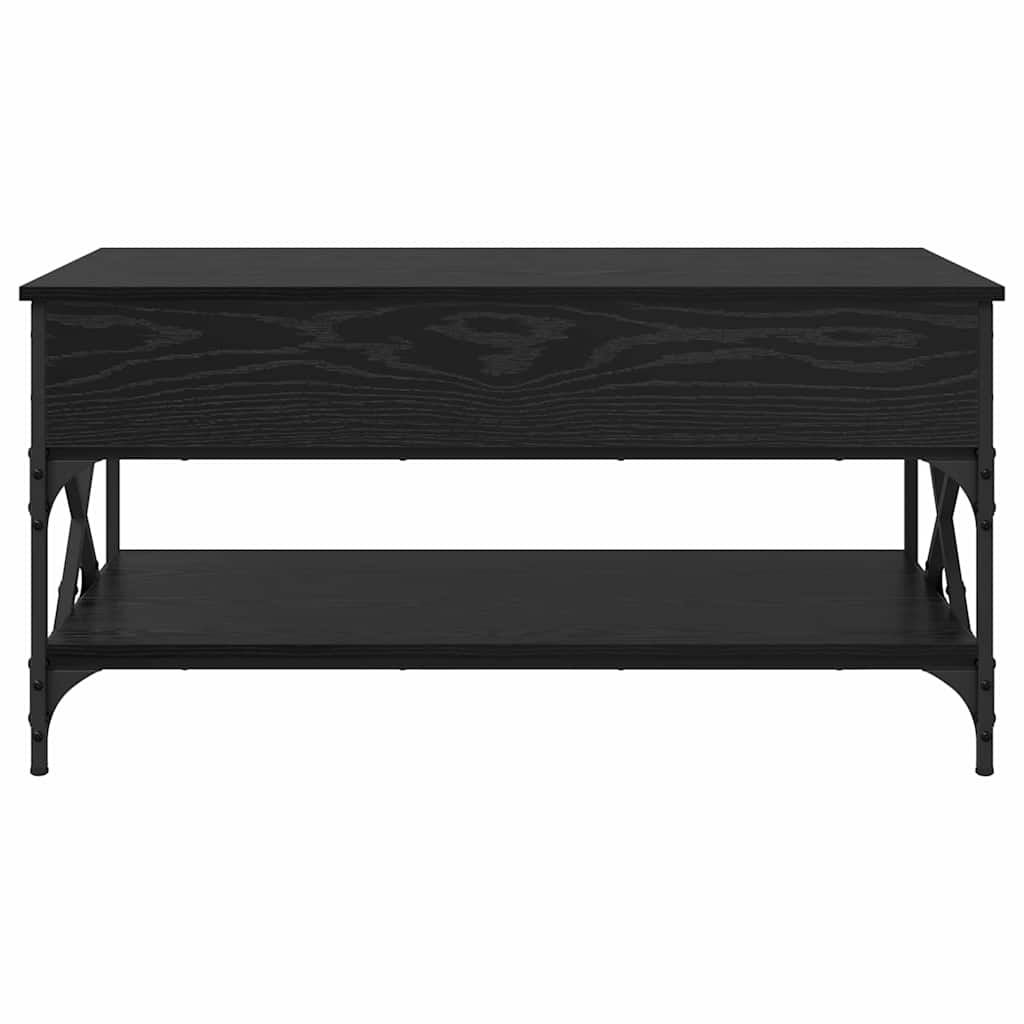 Sofabord Sort eg 100 x 50 x 50 cm Konstrueret træ
