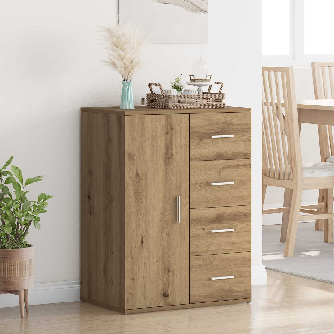 Sideboard Artisan Egetræ 59 x 39 x 80 cm Konstrueret træ