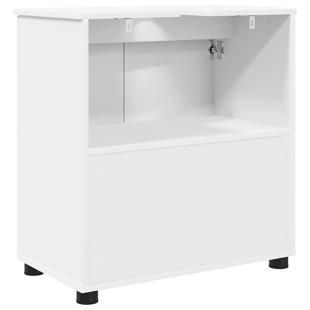 Badeværelsesskab Hvid 61 x 35 x 64 cm Konstrueret træ & Metal