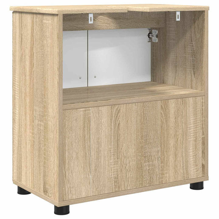 Badeværelsesskab med opbevaring Sonoma eg 61 x 35 x 64 cm