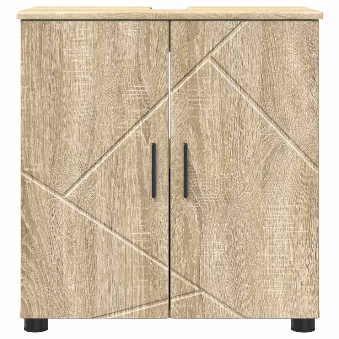 Badeværelsesskab med opbevaring Sonoma eg 61 x 35 x 64 cm
