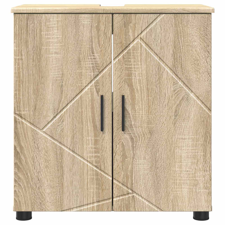 Badeværelsesskab med opbevaring Sonoma eg 61 x 35 x 64 cm