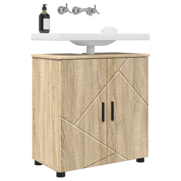 Badeværelsesskab med opbevaring Sonoma eg 61 x 35 x 64 cm