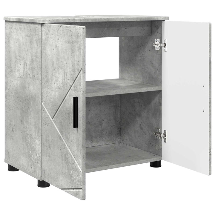 Badeværelsesskab med opbevaring Beton Grå 61 x 35 x 64 cm