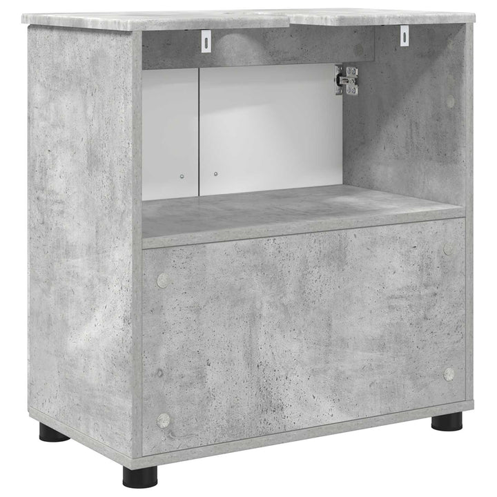 Badeværelsesskab med opbevaring Beton Grå 61 x 35 x 64 cm