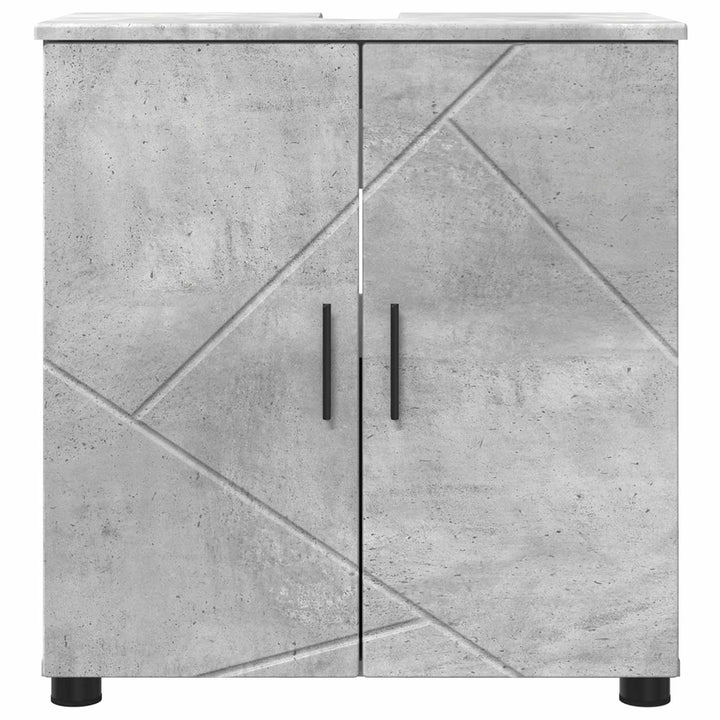 Badeværelsesskab med opbevaring Beton Grå 61 x 35 x 64 cm