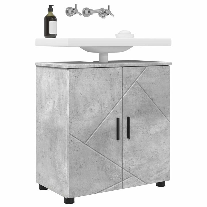 Badeværelsesskab med opbevaring Beton Grå 61 x 35 x 64 cm