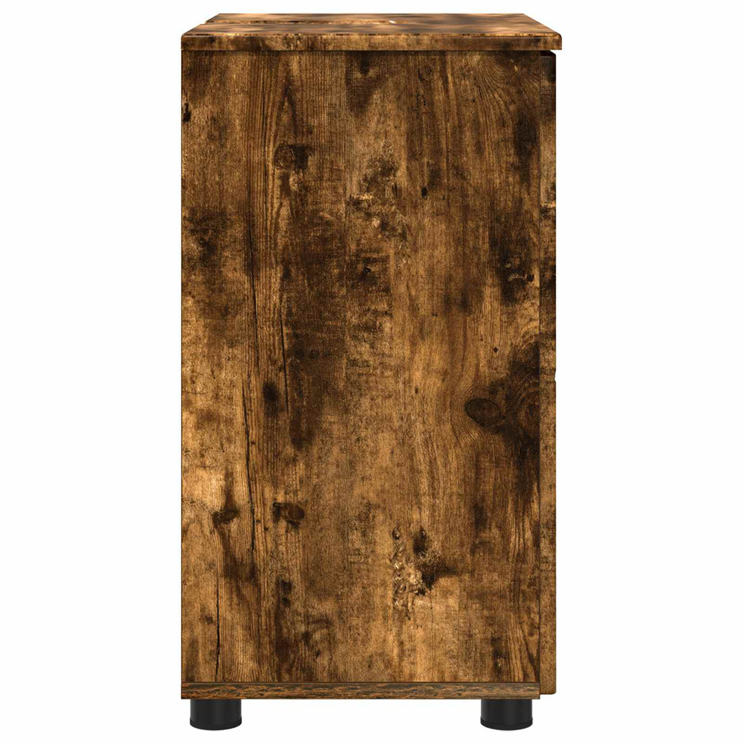 Badeværelsesskab med opbevaring Røget eg 61 x 35 x 64 cm