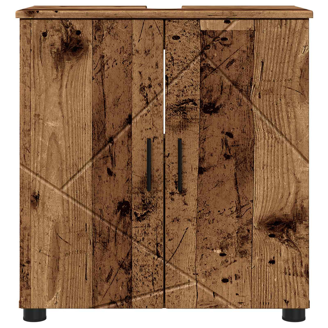 Badeværelsesskab med opbevaring Gammelt træ 61 x 35 x 64 cm