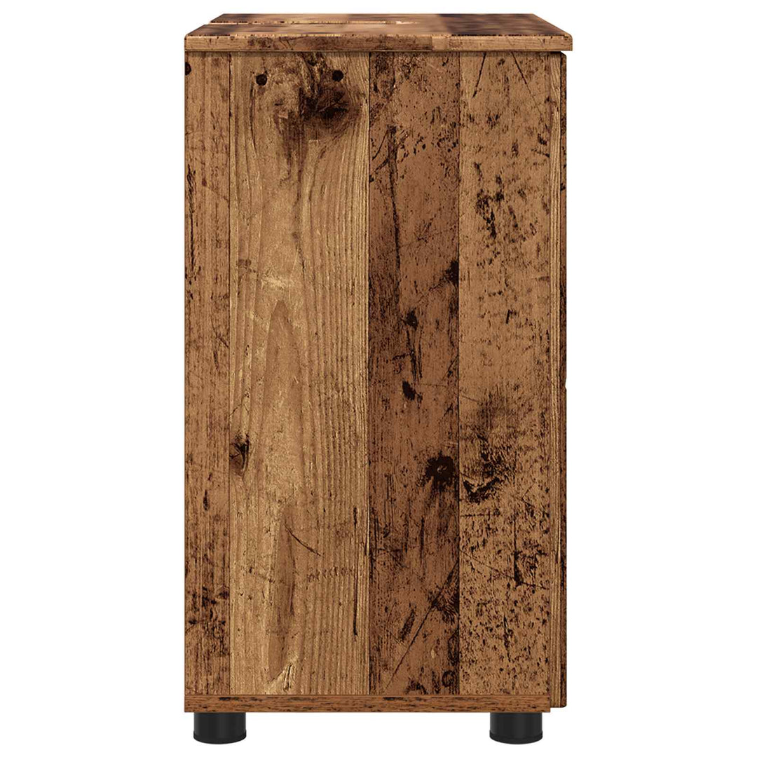 Badeværelsesskab med opbevaring Gammelt træ 61 x 35 x 64 cm