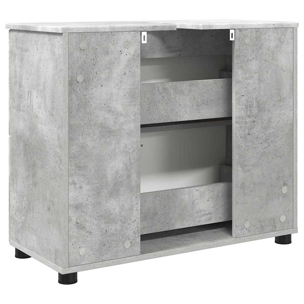 Badeværelsesskab Beton Grå 76,5 x 35 x 64 cm