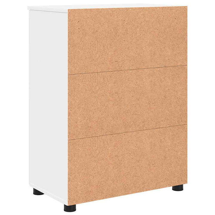 Badeværelsesskab Hvid 60 x 35 x 80 cm Konstrueret træ, Metal