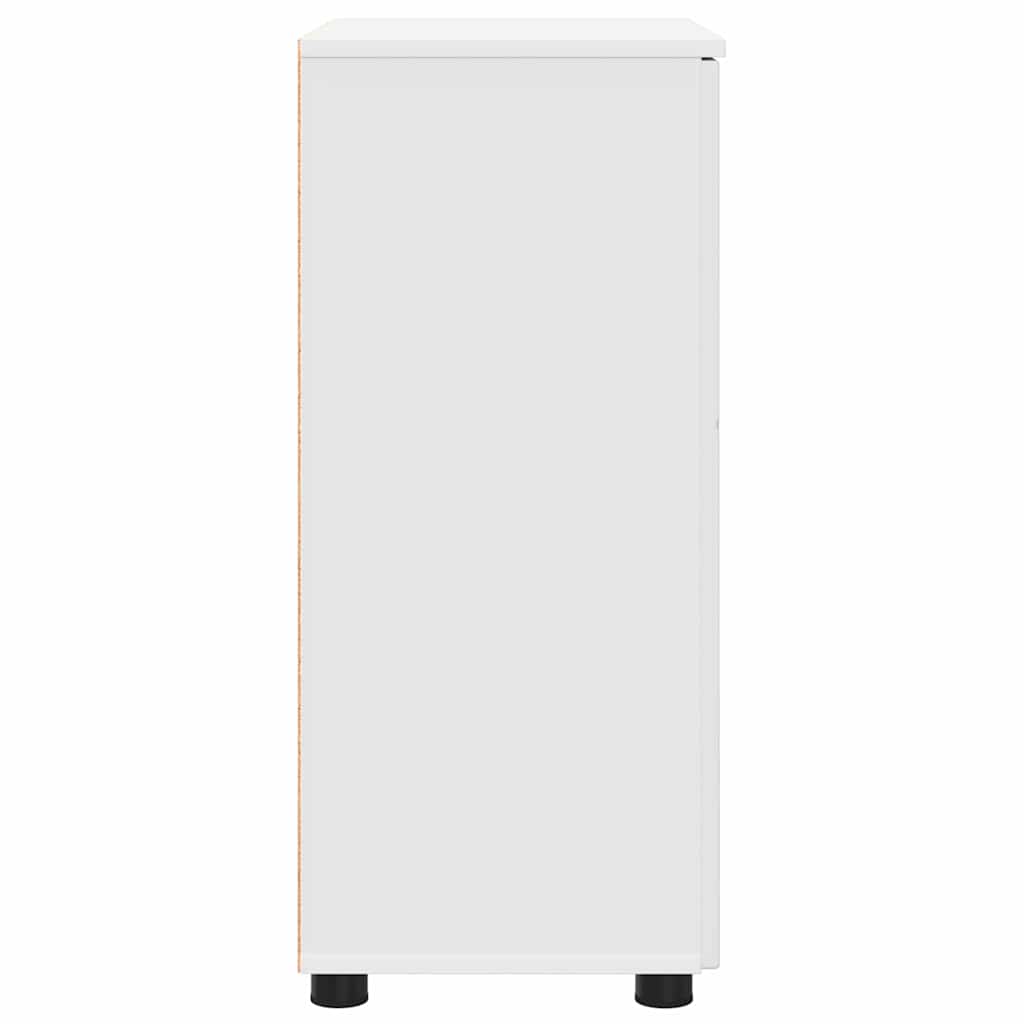 Badeværelsesskab Hvid 60 x 35 x 80 cm Konstrueret træ, Metal