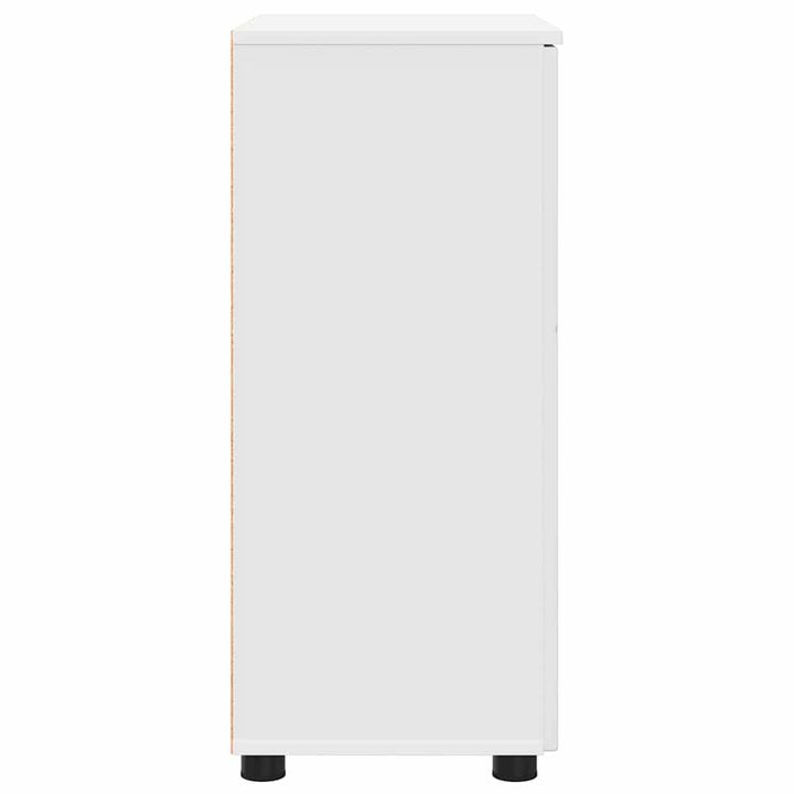 Badeværelsesskab Hvid 60 x 35 x 80 cm Konstrueret træ, Metal