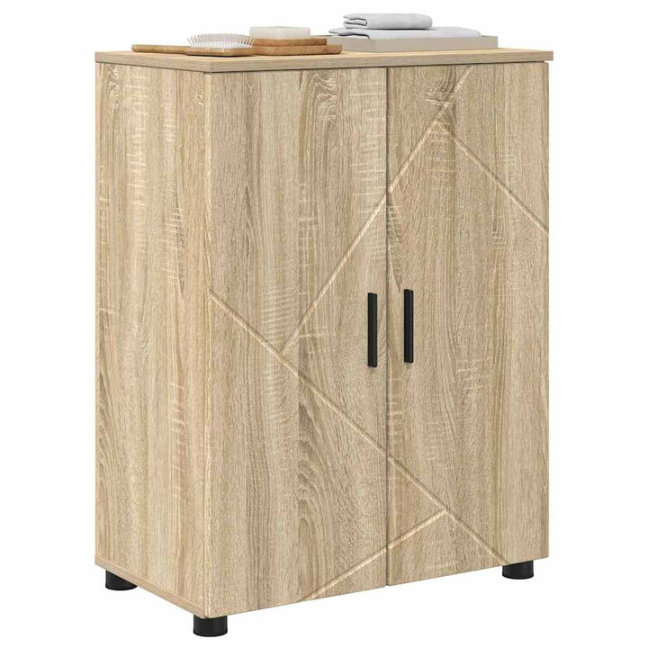 Badeværelsesskab med opbevaring Sonoma eg 60 x 35 x 80 cm