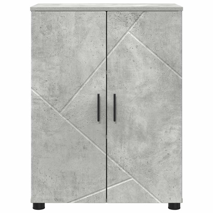 Badeværelsesskab Beton Grå 60 x 35 x 80 cm