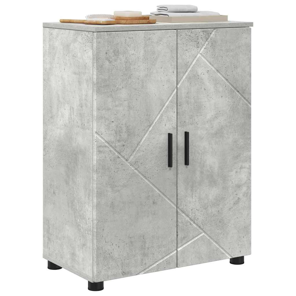 Badeværelsesskab Beton Grå 60 x 35 x 80 cm