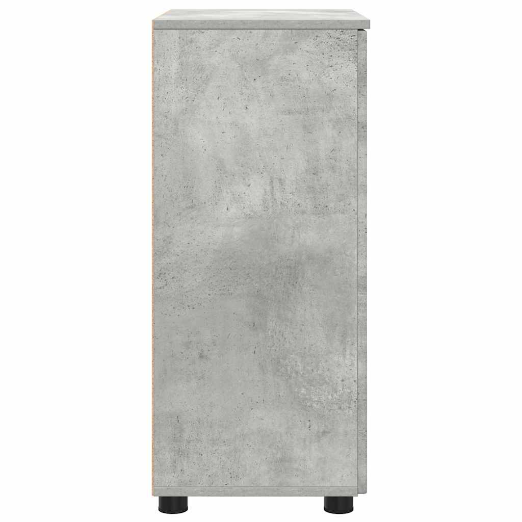 Badeværelsesskab Beton Grå 60 x 35 x 80 cm
