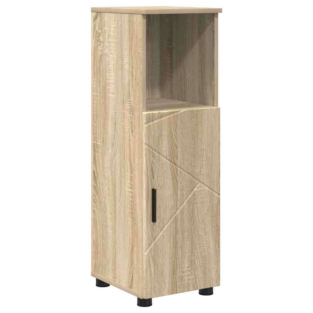 Badeværelsesskab med opbevaring Sonoma eg 30 x 35 x 95 cm