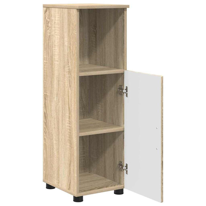 Badeværelsesskab med opbevaring Sonoma eg 30 x 35 x 95 cm