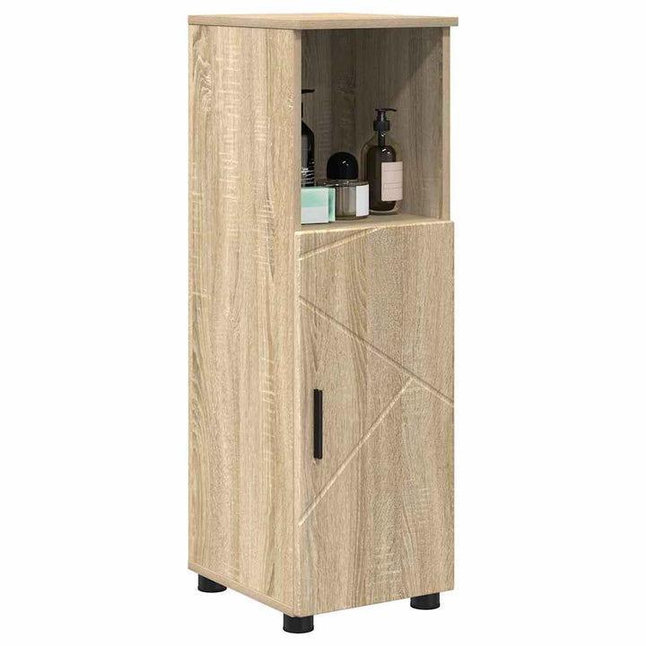 Badeværelsesskab med opbevaring Sonoma eg 30 x 35 x 95 cm