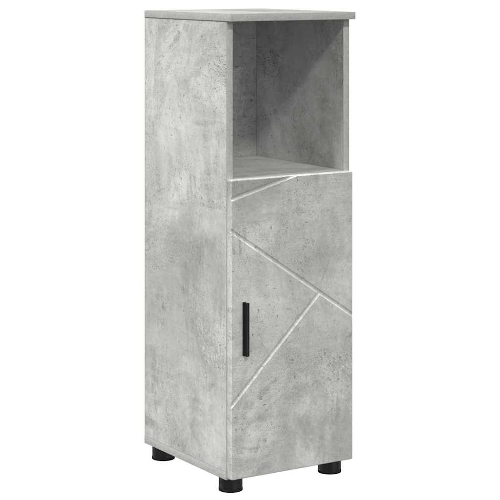 Badeværelsesskab med opbevaring Beton Grå 30 x 35 x 95 cm