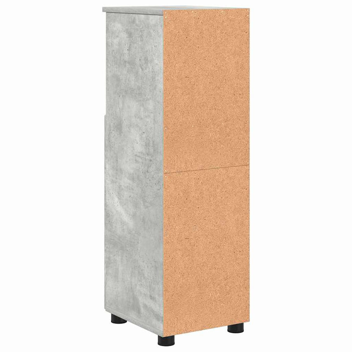 Badeværelsesskab med opbevaring Beton Grå 30 x 35 x 95 cm
