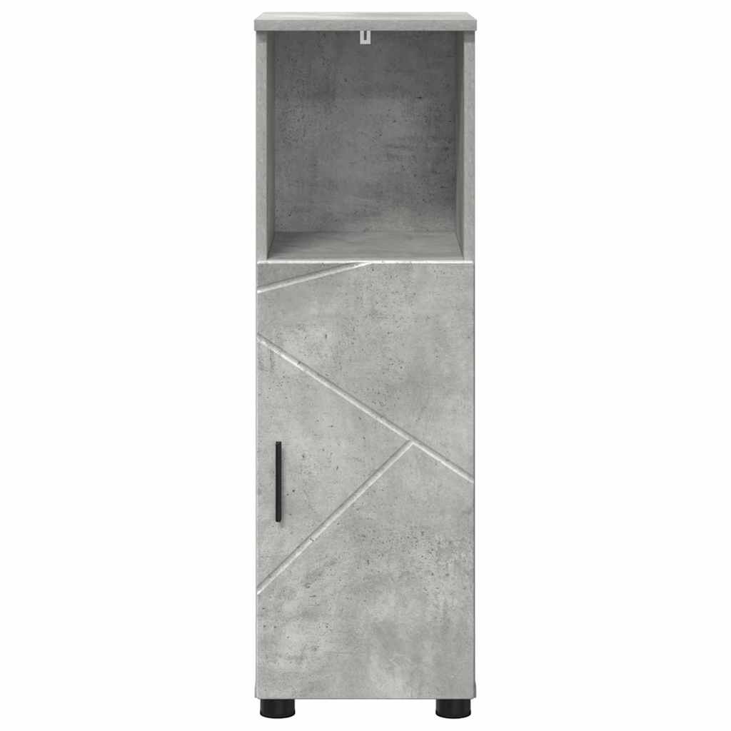 Badeværelsesskab med opbevaring Beton Grå 30 x 35 x 95 cm