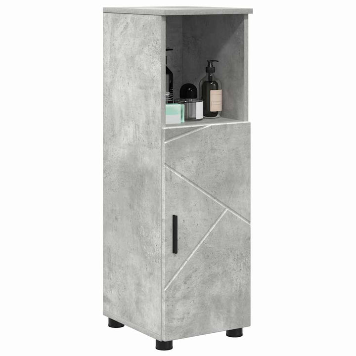 Badeværelsesskab med opbevaring Beton Grå 30 x 35 x 95 cm