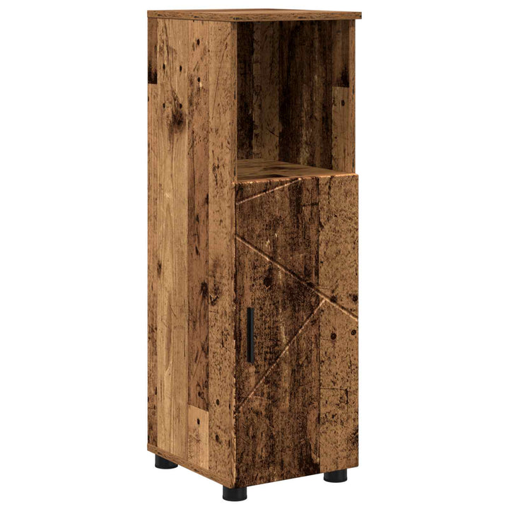 Badeværelsesskab med opbevaring Gammelt træ 30 x 35 x 95 cm