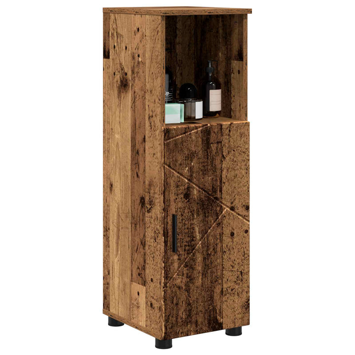 Badeværelsesskab med opbevaring Gammelt træ 30 x 35 x 95 cm